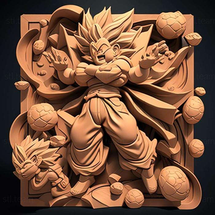 3D model Dragon Ball FighterZ game (STL)